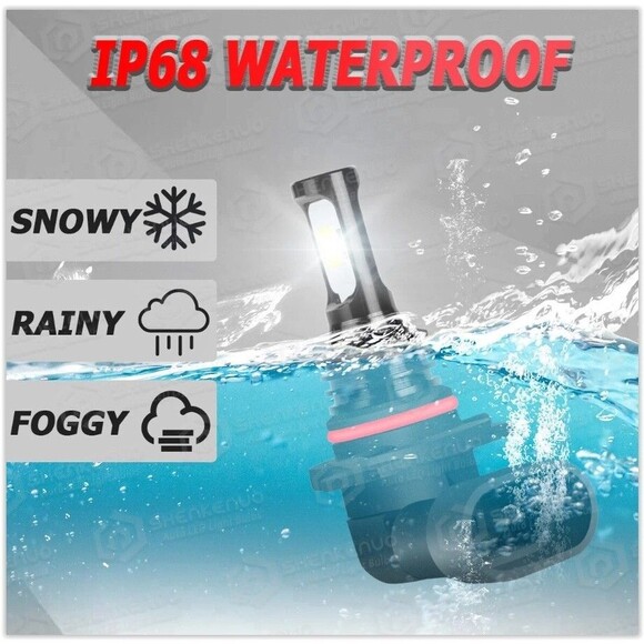 LED Headlight bulbs 9005/HB3, 9006/HB4, 9145/H10  New Set - Picture 15 of 16